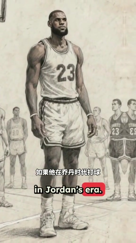 外國詹蜜設想詹姆斯在喬丹時代每晚40分三雙 可以防5個位置